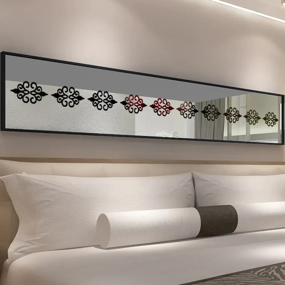 Spark your space with Self adhesive acrylic dazzling mirror swirls Wall Decals Peel & Stick Home Decoration - Image 2