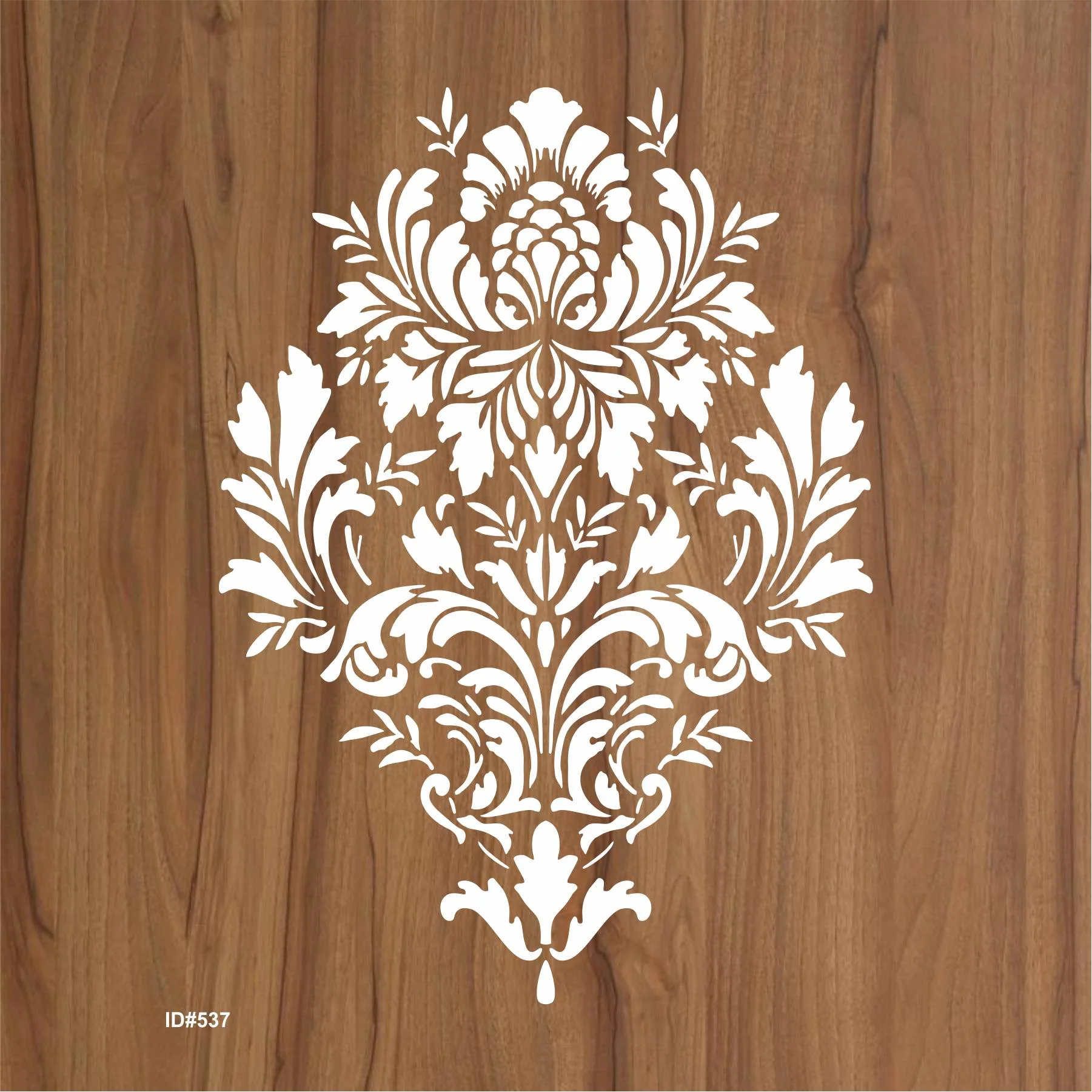 CrafTreat Brocade Stencil Wall Painting Scrapbook Coloring Embossing Album Decorative Template. ID #537 - Image 2