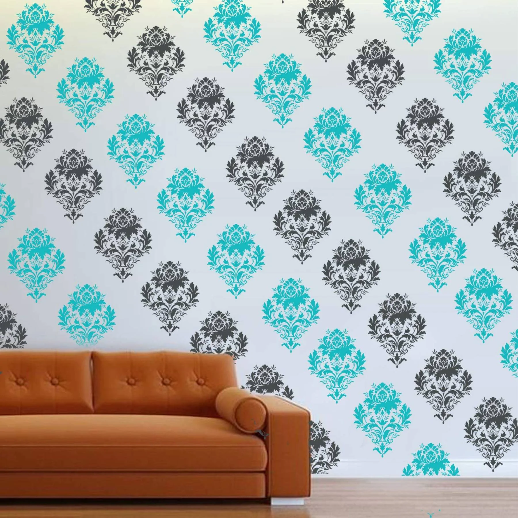 CrafTreat Brocade Stencil Wall Painting Scrapbook Coloring Embossing Album Decorative Template. ID #537 - Image 6