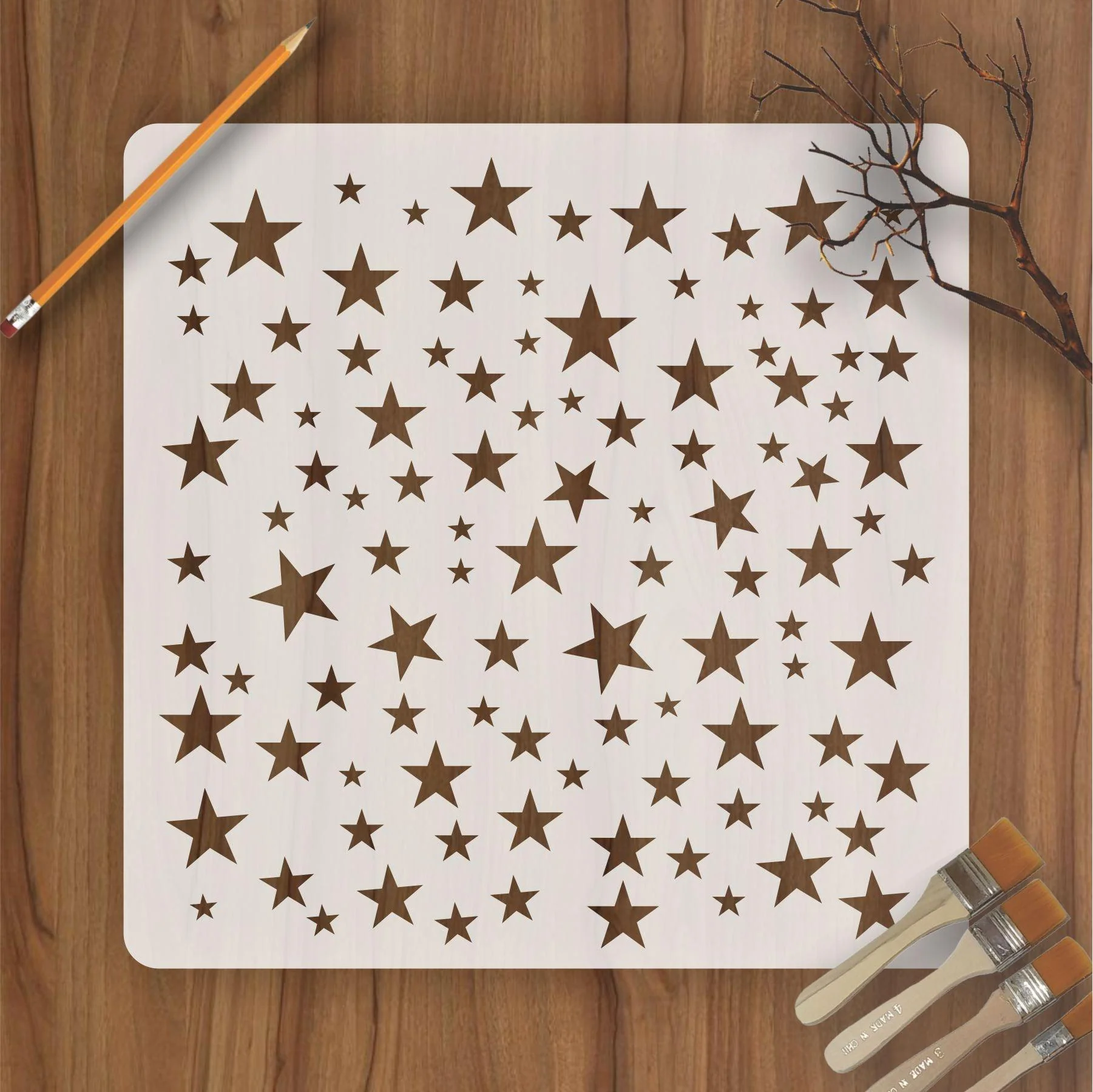 Star Stencil , Wall Stencils For wall Painting Airbrush Painting Art Cake Spray Mold DIY Decor Crafts Canvas.ID#10-2