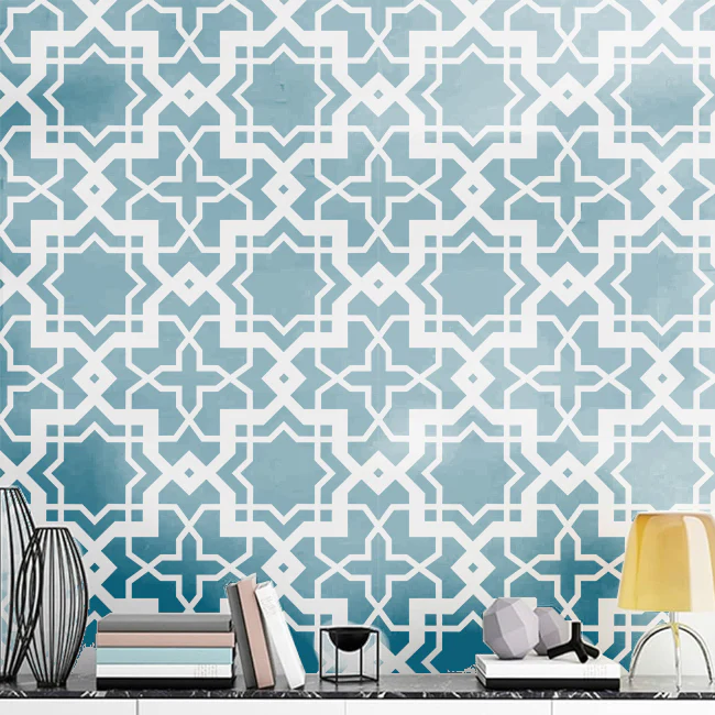 Islamic Geometric Pattern Stencils  Painting Scrapbook Coloring Embossing Album Decorative Template. ID #578 - Image 5