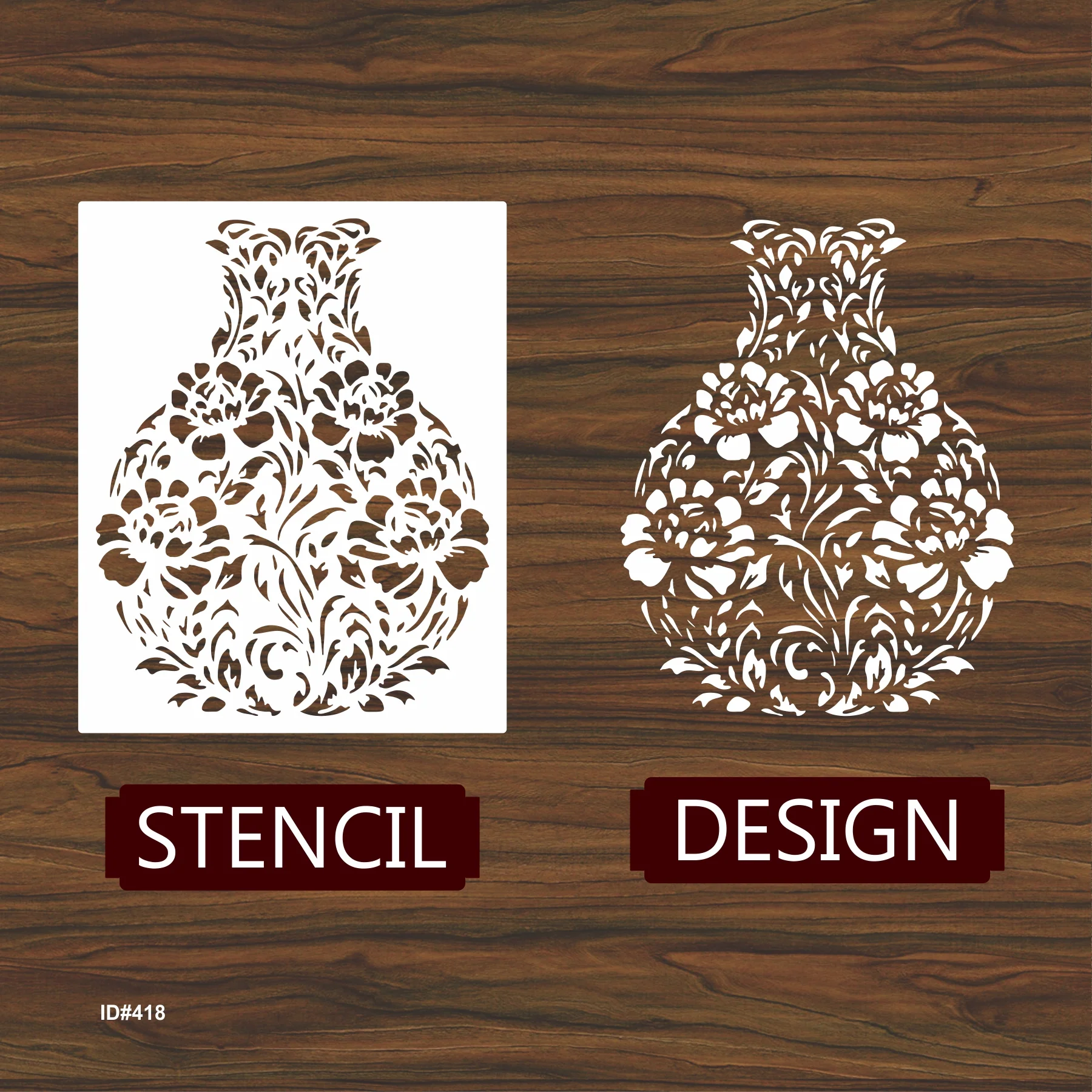 Cadence Stencil Wall Painting Scrapbook Coloring Embossing Album Decorative Template. ID #418 - Image 4