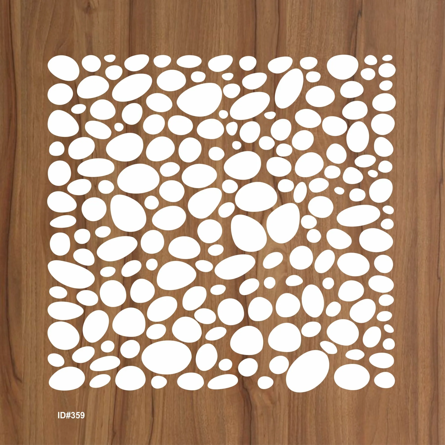 Stone Repeat Pattern Stencil Reusable Stencil For Canvas And Wall Paintingl.ID# 359 - Image 2