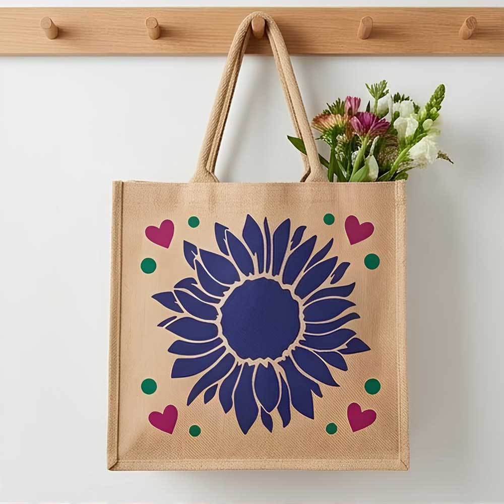 Sunflower Stencil for Walls, Wood & Fabric Art – Floral Botanical Design – ID# 788 - Image 7