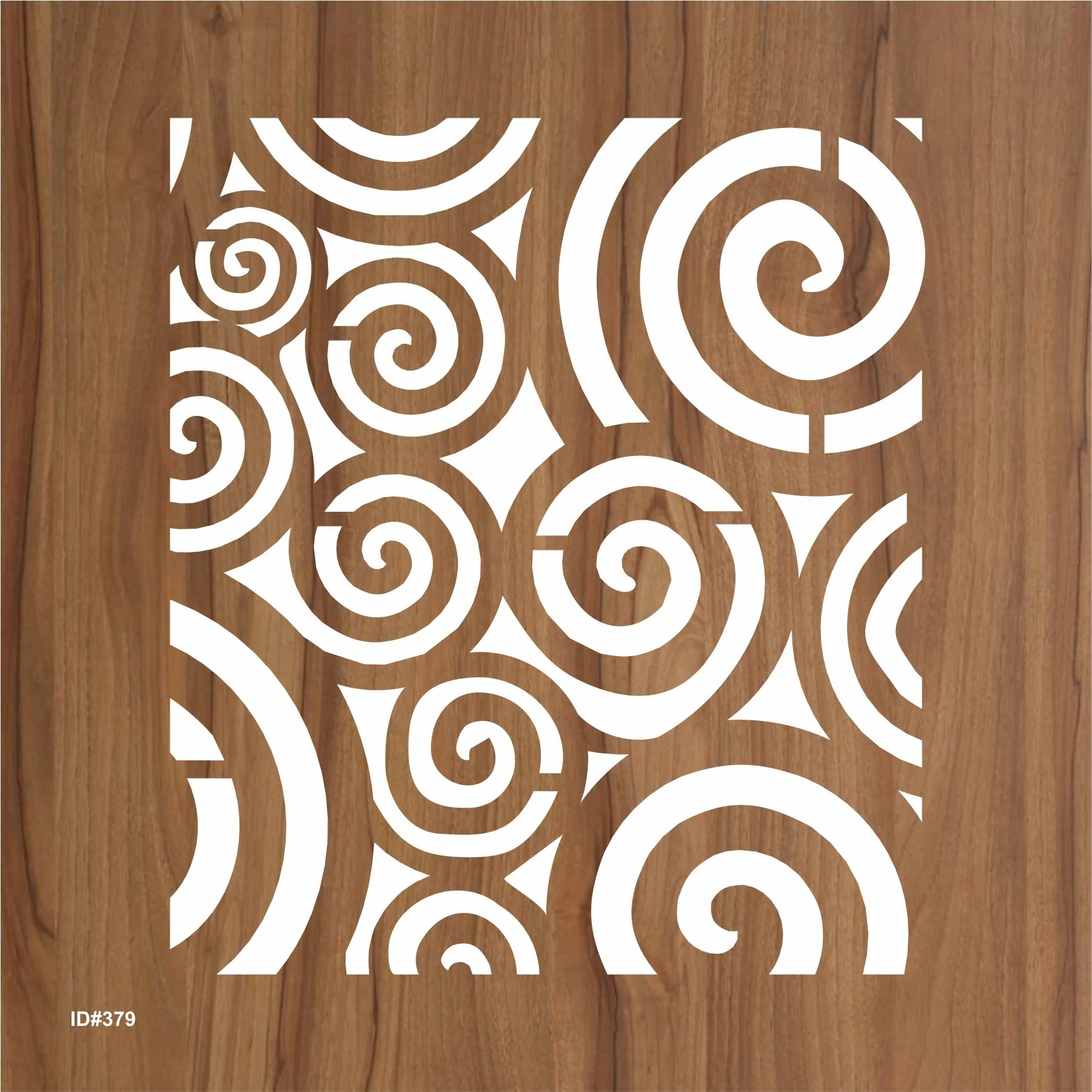 Swiral Pattren Stencil Reusable Stencil For Canvas And Wall Painting.ID #379 - Image 2