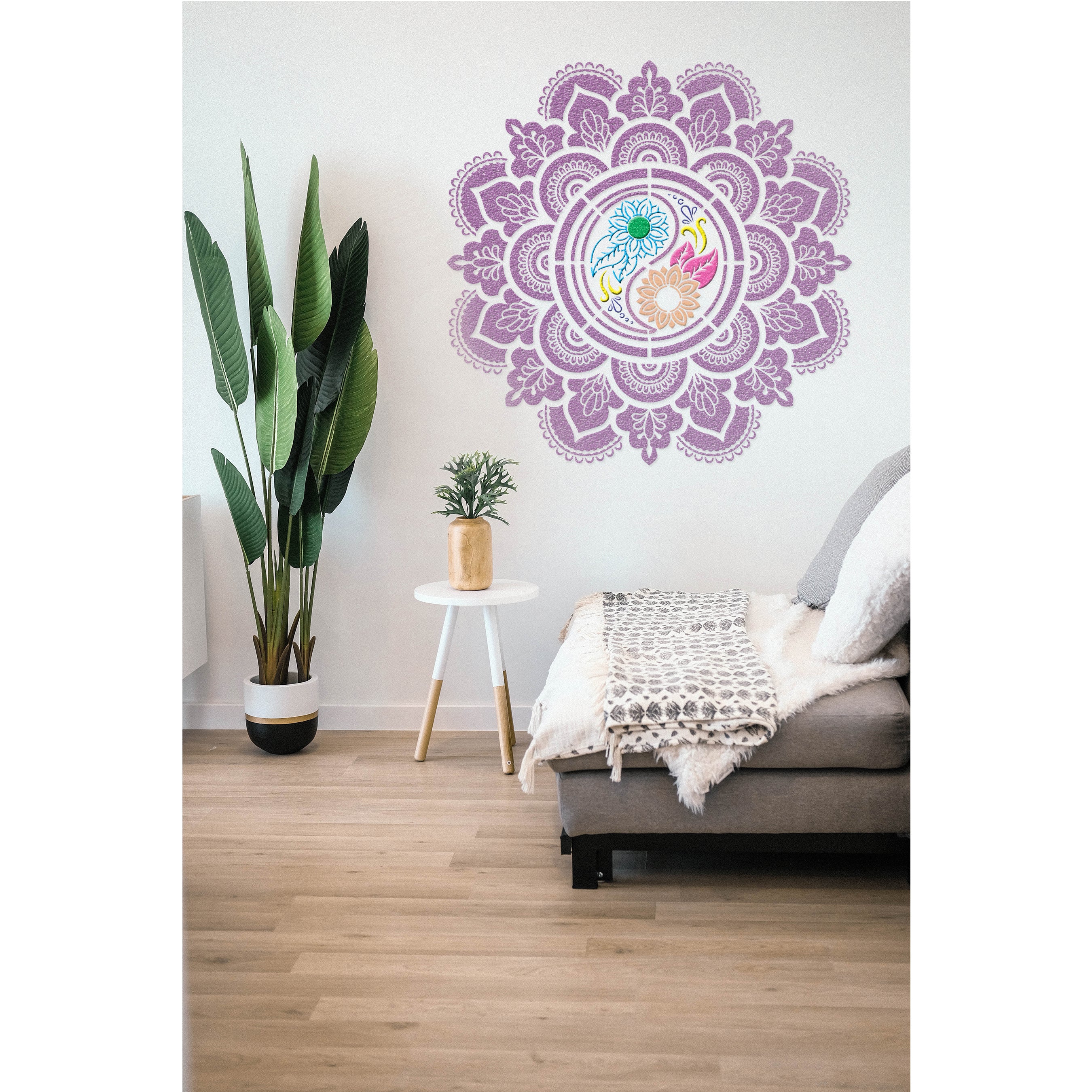 Taiji Geometric Mandala Layering Stencils Wall Painting Scrapbook Coloring Embossing Album Decorative Template.ID #540 - Image 8