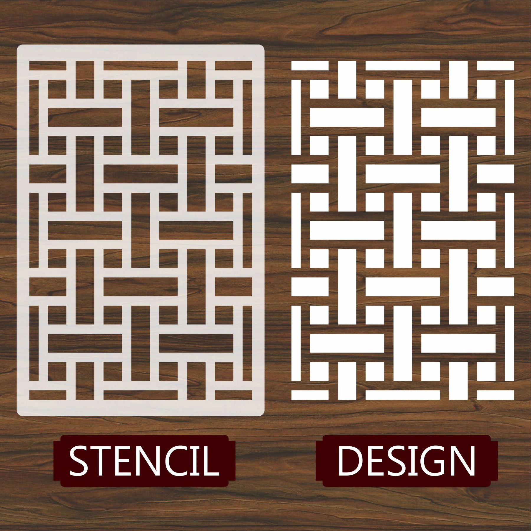 Talida Pattern Reusable Stencil For Canvas And Wall Painting.ID#212A - Image 5