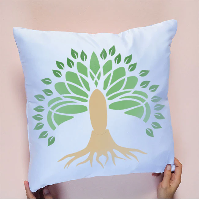 Tree Floral Reusable Stencil for Canvas and wall painting.ID#29 - Image 3