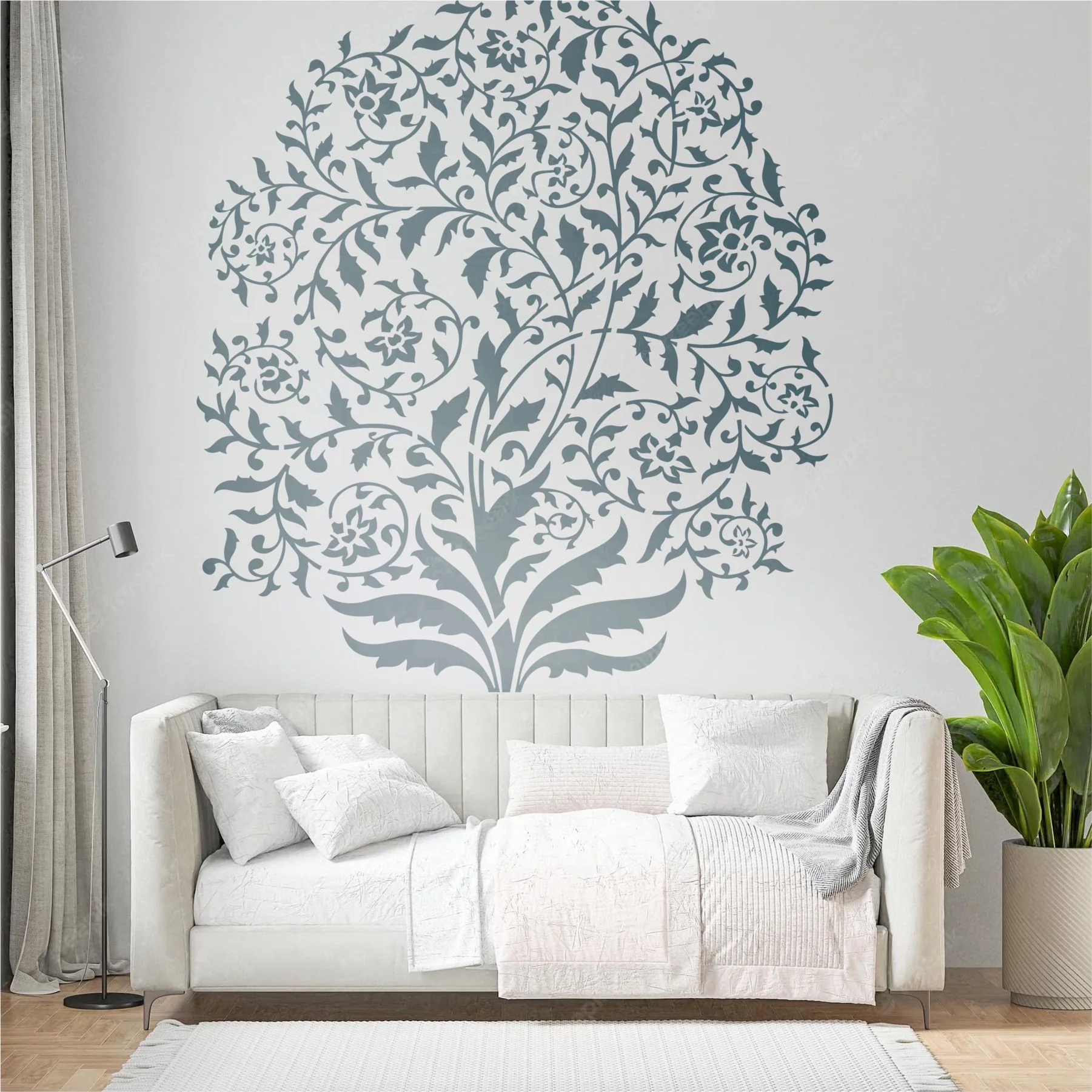 Tree Leaves Stencil used For Canvas And Wall Painting Coloring Embossing Scrapbook Album. ID #492 - Image 5