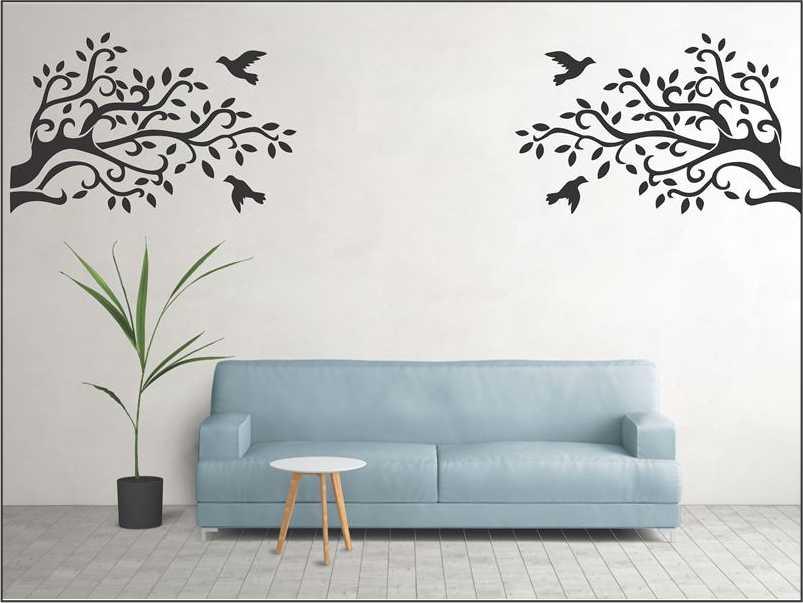Tree Reusable Stencil for Canvas and wall painting.ID#130 - Image 2
