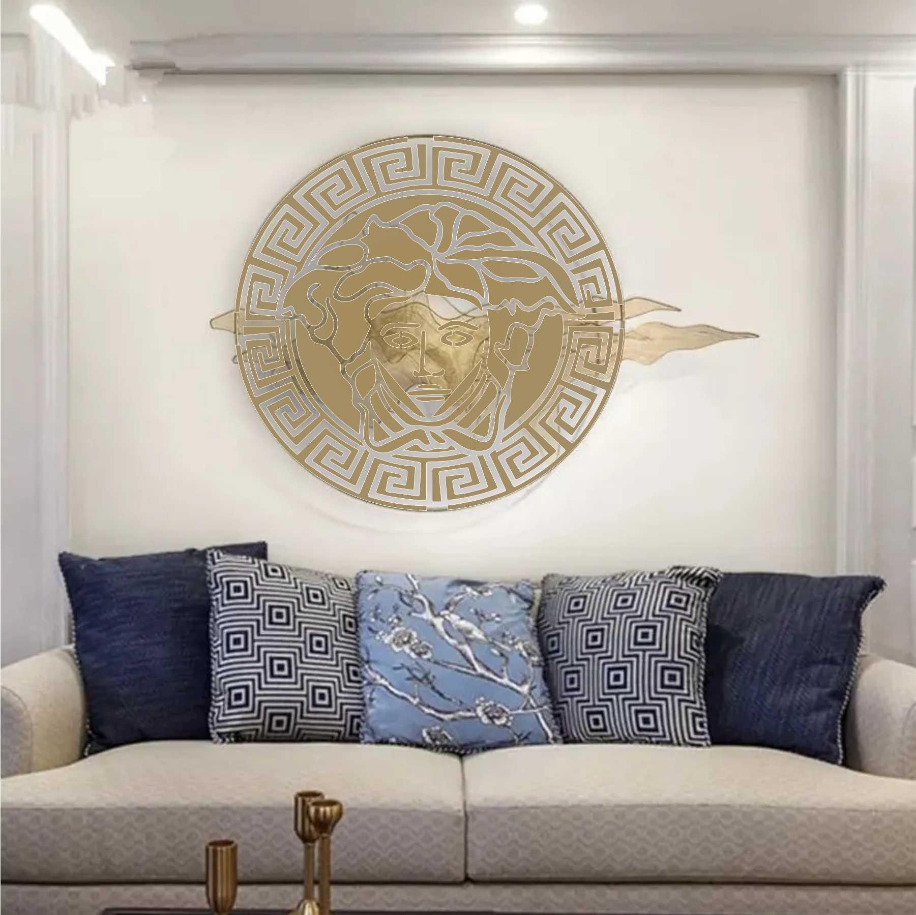 Versace Reusable Stencil For Canvas And Wall Painting.ID# 445 - Image 5