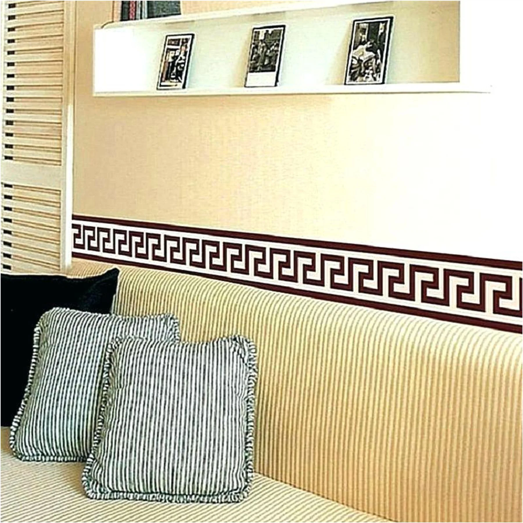 Versachi Border stencil used for Wall & furniture decoration Reusable Stencil For Canvas And Wall Painting.ID #303 - Image 10