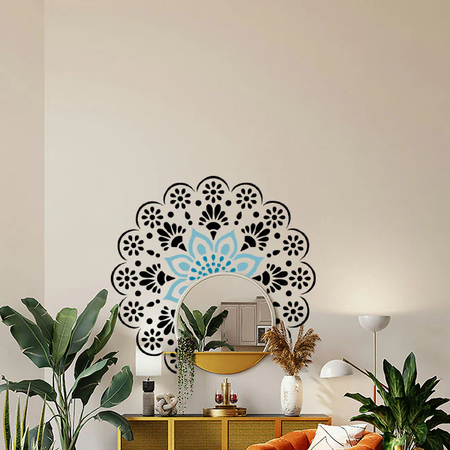 Wall Decoration Mandala Reusable Stencil for Canvas and wall painting.ID#31 - Image 3