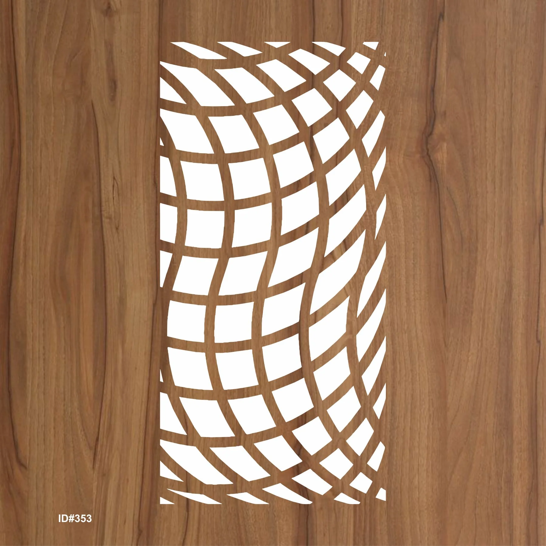 Wave Pattren Stencil Reusable Stencil For Canvas And Wall Painting.ID #353 - Image 2