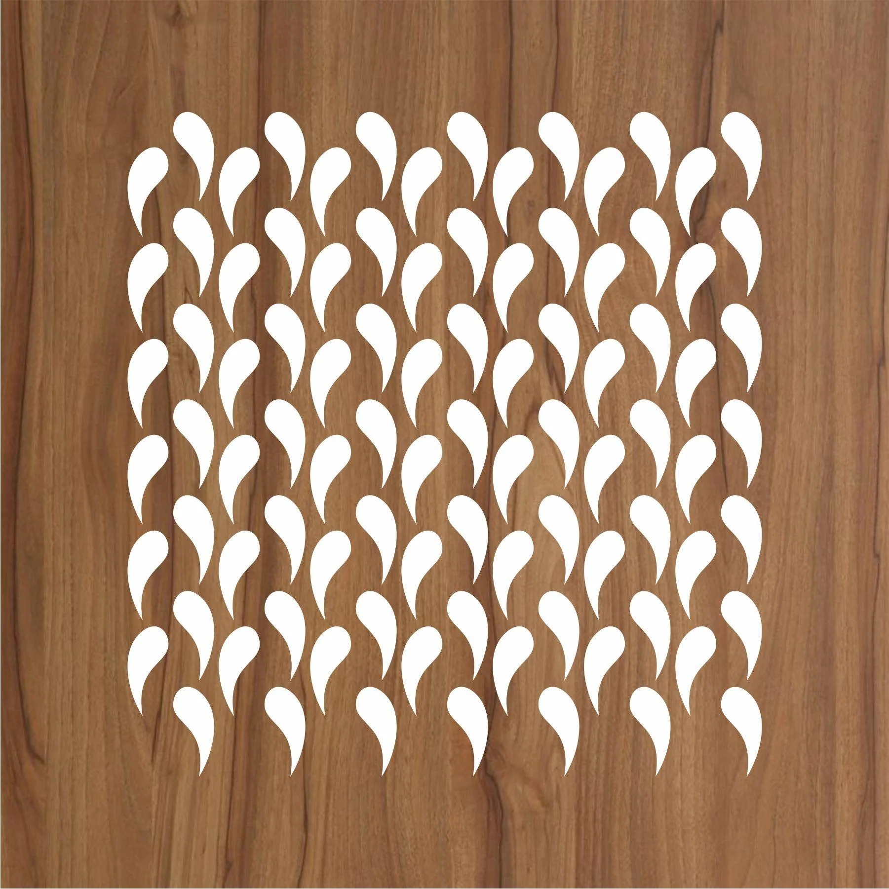 Weaves Pattern Reusable Stencil For Canvas And Wall Painting.ID# 452 - Image 2