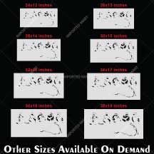 Whispering Sparrows Birds Branch Stencil for Wall, Wood & Fabric Painting Art – Nature Bird Design – ID# 817 - Image 5